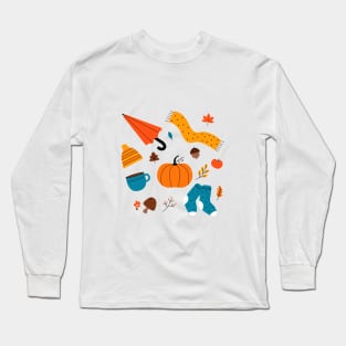 Autumn Theme Long Sleeve T-Shirt
